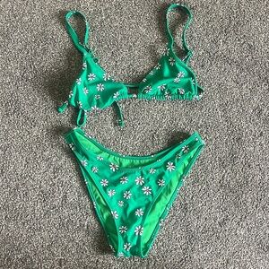 PACSUN floral bikini set